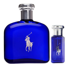 Polo Blue 2 -Piece Set Gift for Men 4.2 oz  EDT + 0.5 oz EDT