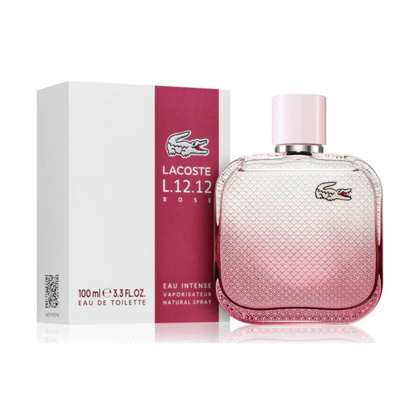 Lacoste L.12.12 Rose Intense EDT 3.3 oz for Women
