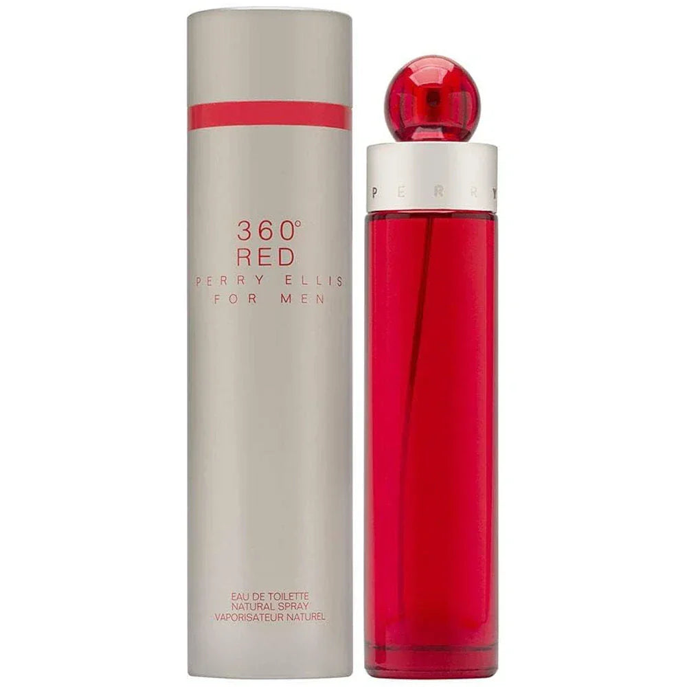 360 Red 3.4 oz EDT for men